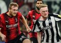 AC Milan seri tanpa jaringan menentang Newcastle United walaupun menguasai perlawanan.