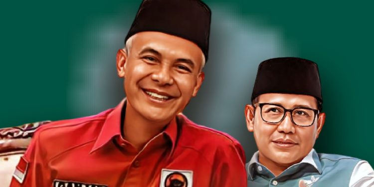 Ganjar Pranowo dan Muhaimin Iskandar.