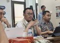 Kepala BPN Kota Depok Indra Gunawan memimpin rapat koordinasi kajian tanah sisa Tol Cinere-Jagorawi.