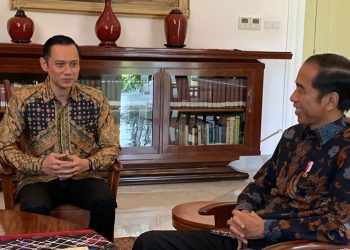 AHY bertemu presiden jokowi