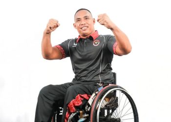 Riadi Saputra Dengan Lemparan Terbaik Sejauh 33,57 Meter, Asian Para Games 2022 Hangzhou