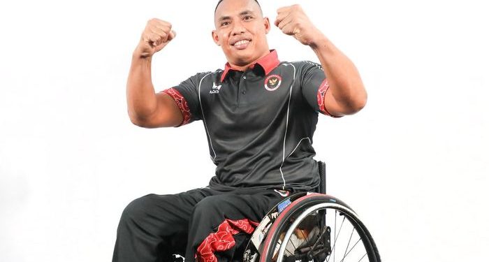 Riadi Saputra Dengan Lemparan Terbaik Sejauh 33,57 Meter, Asian Para Games 2022 Hangzhou