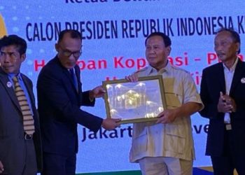 Prabowo Subianto Menerima Deklarasi Dukungan Dari Pengurus InKUD Pada Pemilu 2024