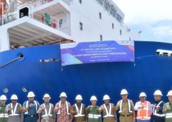 Gubernur Kaltara: Ini merupakan momen bersejarah bagi kita semua Dan dengan pengapalan perdana ini adalah bukti nyata bahwa Provinsi Kaltara memiliki potensi dalam bidang energi