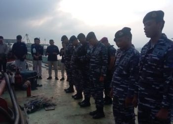 Bank Indonesia Susuri Sungai Musi Di Palembang Guna Pelayanan Tukar Rupiah Ke Wilayah Yang Sulit Dijangkau Di Kawal Oleh TNI AL