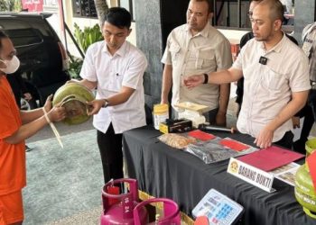 Praktik Penyelewengan Elpiji Subsidi Dibongkar Polresta Malang Kota, Tersangka Mendapatkan Keuntungan Berkisar Rp700 ribu Hingga Rp1 juta per hari