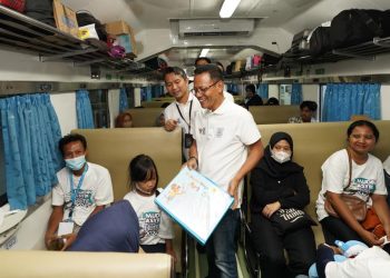 Wow, PLN UID Jakarta Raya Berangkatkan 1000 Pemudik Kereta Api