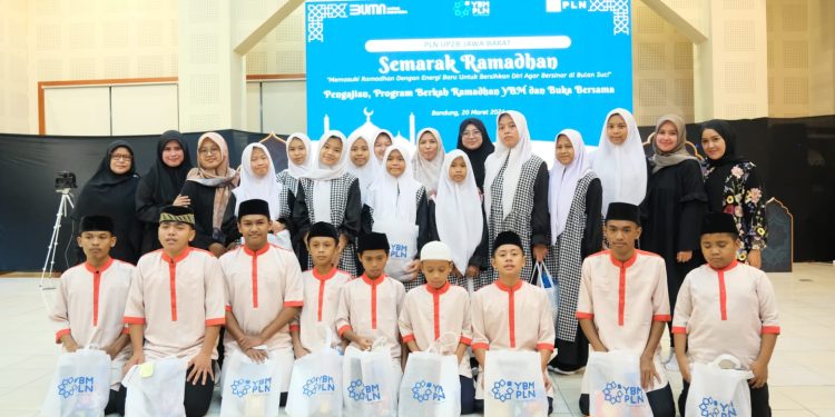 PLN UP2B Jabar Salurkan Donasi untuk Pesantren, Panti Asuhan dan Rumah Tahfidz