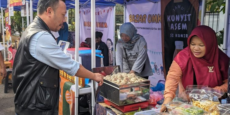 Pelataran BPN Kota Depok Dipadati UMKM Lokal, Waktu Bazar Minta Ditambah