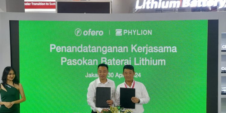 Ofero Gandeng Phylion, Perkenalkan Baterai Lithium untuk Produk Terbarunya di Asia Bike 2024