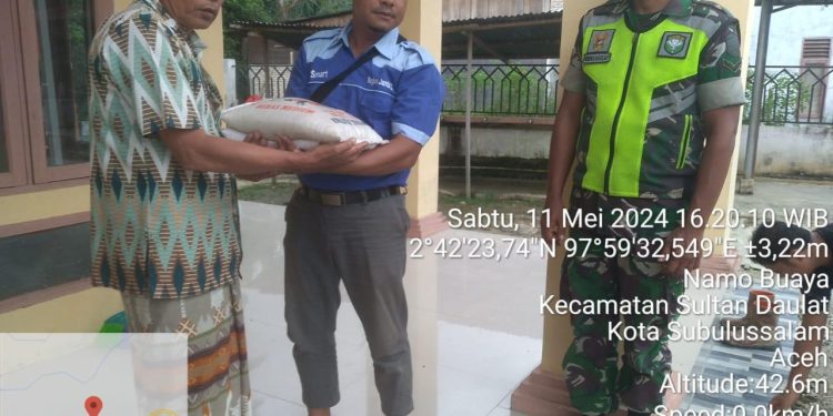 PT SPT Bersinergi Dengan Kodim Subulusallam Aceh  Berikan Bantuan Kepada Masyarakat 