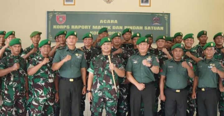 Dandim 0913/PPU Letkol Inf Arfan Affandi Pimpin Acara Korps Raport Pindah Satuan