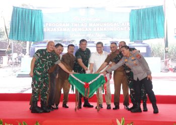 TNI AD dan Bank Indonesia Bersinergi Bangun Sumber Air Bersih untuk Masyarakat