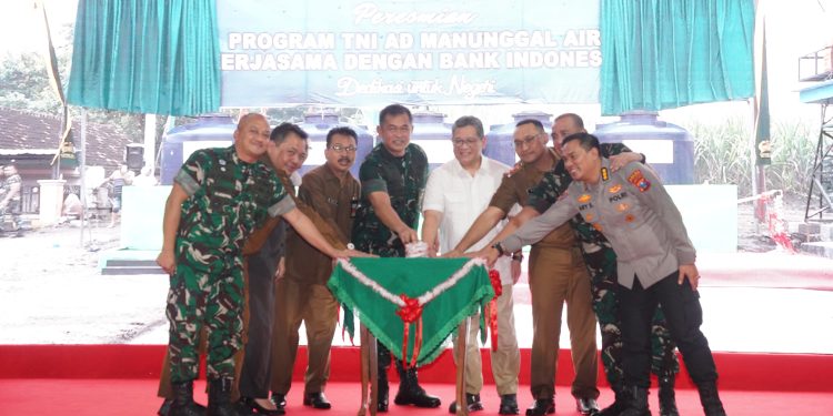 TNI AD dan Bank Indonesia Bersinergi Bangun Sumber Air Bersih untuk Masyarakat