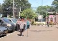 Apel Kesiapan Pengamanan Malam Takbir Idul Fitri 1446 H di Polsek Cimanggis