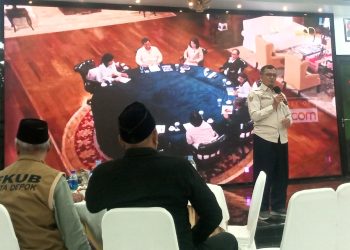 Imam Musanto Hadiri Nobar Wawancara Presiden Prabowo di Depok