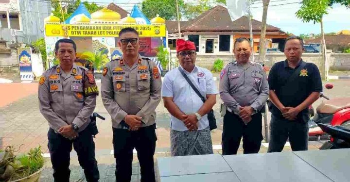 Kapolsek Kediri Pimpin Pengamanan Di Kawasan DTW Tanah Lot