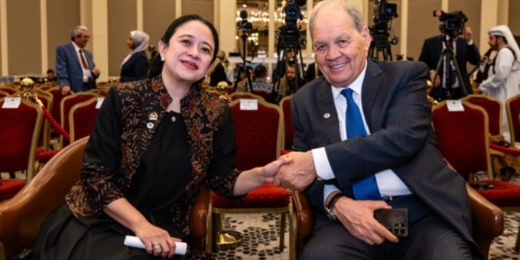 Bertemu Ketua Parlemen Palestina, Puan Sampaikan Dukungan RI Tak Pernah Surut