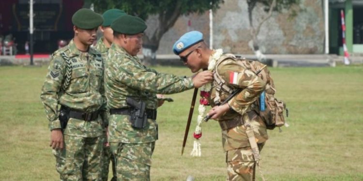 Pangdivif 2 Kostrad Sambut Satgas Yonif 413/Bremoro Kembali dari Misi Perdamaian di Lebanon