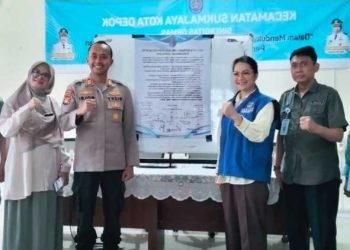 Hari Pertama Kerja, Camat Baru Sukmajaya Tancap Gas Gaungkan Kawasan Tanpa Rokok