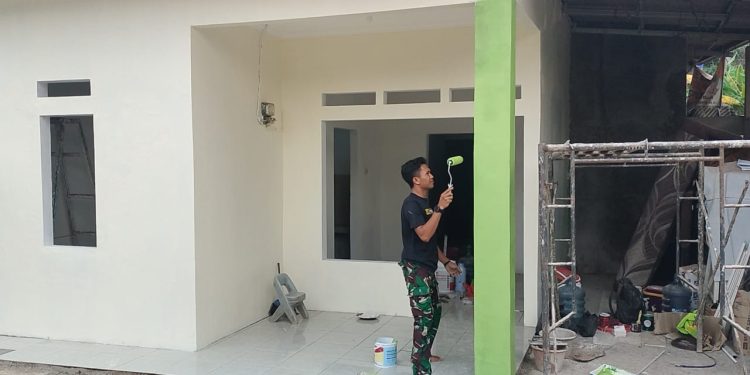 Warga Sumringah, TMMD Depok: 3 RTLH Hampir Rampung