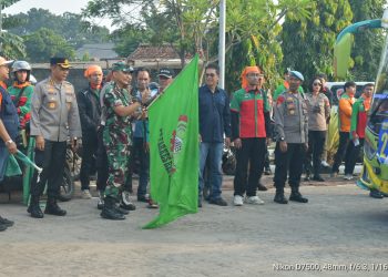 Dandim dan Kapolres Depok Sambut May Day dengan Lepas 1500 Pekerja ke Monas