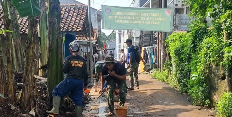 TMMD ke-124 Kodim Depok Hari ke-10: Progres Rata-rata 47–55 Persen, Penyuluhan Masih Berlanjut