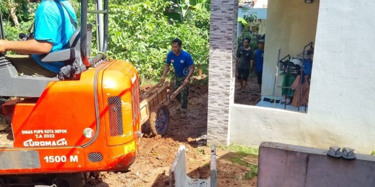 Hari ke-18 TMMD Ke-124 Depok: Pembangunan Jalan dan Drainase Nyaris Selesai Total