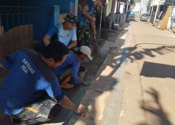 Pembangunan RTLH dan Infrastruktur TMMD ke-124 di Depok