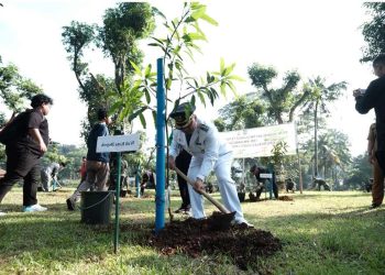 Rayakan Hari Lingkungan Hidup, Pemkot Depok dan Forkopimda Tanam 2.000 Pohon Bersama Para Purnabakti