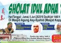 Mari Hadiri Sholat Idul Adha 1446 H di Masjid Agung Asy-Syahid