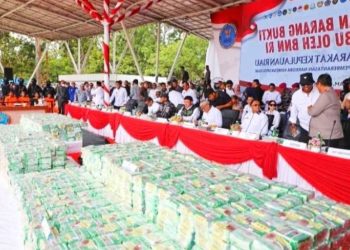 Pemusnahan 2 Ton Sabu di Batam, Wagub Kepri Apresiasi Kerja Keras Aparat Penegak Hukum