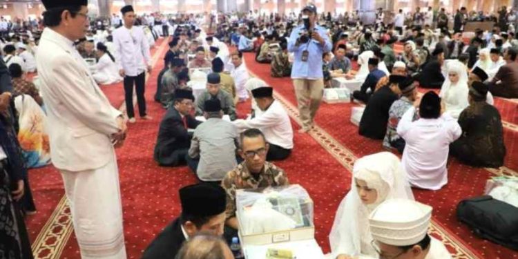 Kemenag Gelar Nikah Massal di Masjid Istiqlal Jakarta