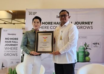 lavojoy Cetak Rekor MURI: 1.355 Video Cerita Perawatan Rambut Rontok