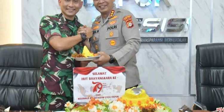 Kejutan Hari Bhayangkara ke-79: TNI dan Polri Depok Tunjukkan Sinergi Solid dan Penuh Keakraban