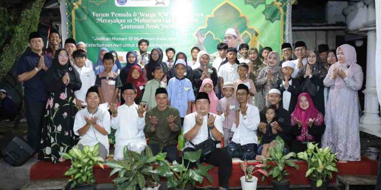 Forum Pemuda RW 01 Mekarjaya Gelar Santunan Anak Yatim Peringati 10 Muharam