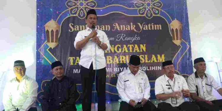 Tahun Baru Islam Penuh Makna, Masjid Riyadus Solihin Depok Santuni 46 Anak Yatim