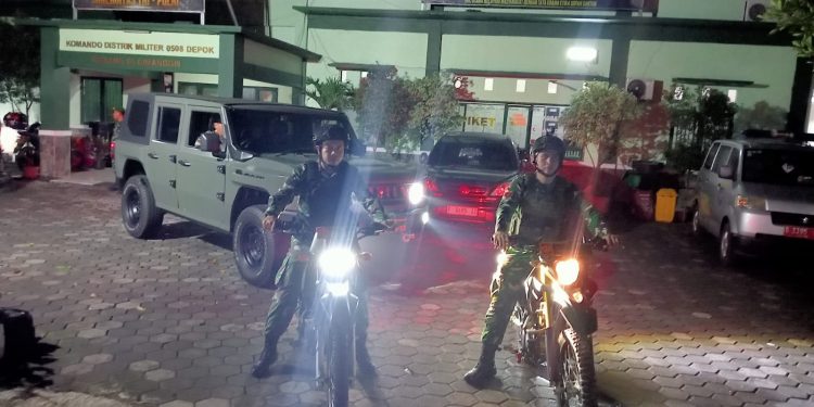 Patroli Keamanan Berkendaraan “Maung” Kodim 0508/Depok Jaga Kondusivitas Wilayah