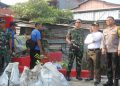 Gotong Royong Maksimal! Bakti Teritorial Prima Kodim Depok Wujudkan Semangat HUT TNI ke-80 di Tengah Pasar Tradisional