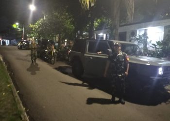Ciptakan Rasa Aman Dan Nyaman, Kodim 0504/JS Bersama Komponen Pendukung Laksankan Patroli