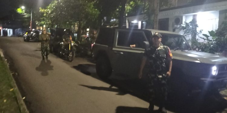 Ciptakan Rasa Aman Dan Nyaman, Kodim 0504/JS Bersama Komponen Pendukung Laksankan Patroli