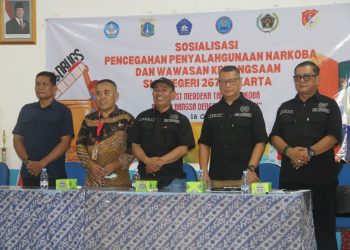 Kodim 0504 /Jakarta Selatan terus menunjukkan komitmennya dalam membina generasi muda agar berjiwa nasionalis dan terhindar dari pengaruh negatif narkoba.