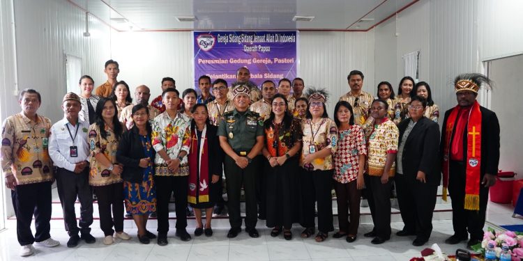 Kodam XVII/Cenderawasih Wujudkan Kerukunan Lewat Peresmian Gereja GSJA Solideo Arso 4
