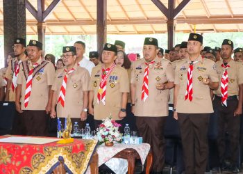Kapolresta Cirebon Hadiri Pelantikan Mabicab, Tegaskan Pramuka Garda Depan Pembinaan Generasi Disiplin dan Taat Hukum