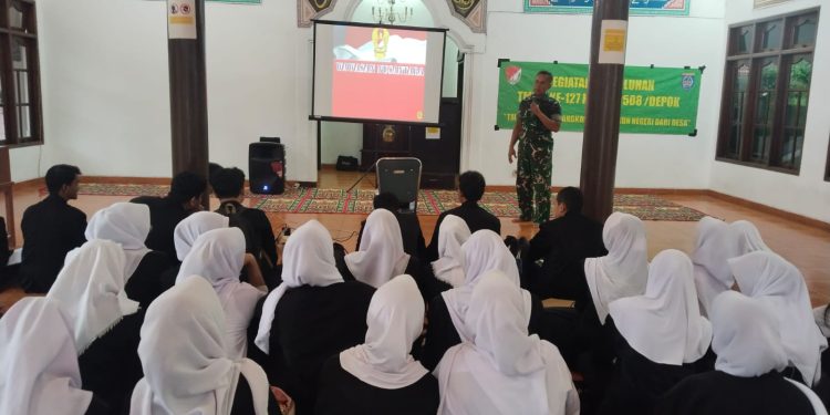 Kodim 0508/Depok Gelar Penyuluhan Wawasan Kebangsaan di SMK YAPEMRI