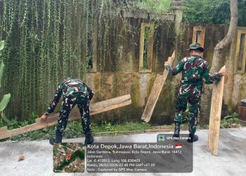 Gotong Royong Jadi Kunci, Proyek Jalan TMMD Depok Melesat 75 Persen