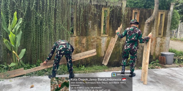 Gotong Royong Jadi Kunci, Proyek Jalan TMMD Depok Melesat 75 Persen