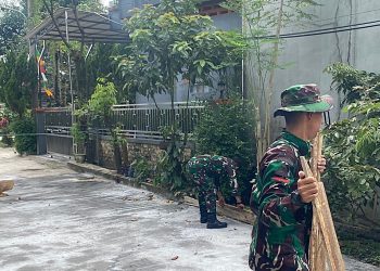 Kolaborasi TNI-Polri dan Warga, Pengerasan Jalan TMMD Capai 81 Persen