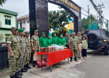 Sambut Ramadhan, Koramil Cimanggis Tebar Kepedulian kepada Masyarakat