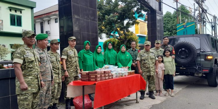 Sambut Ramadhan, Koramil Cimanggis Tebar Kepedulian kepada Masyarakat
